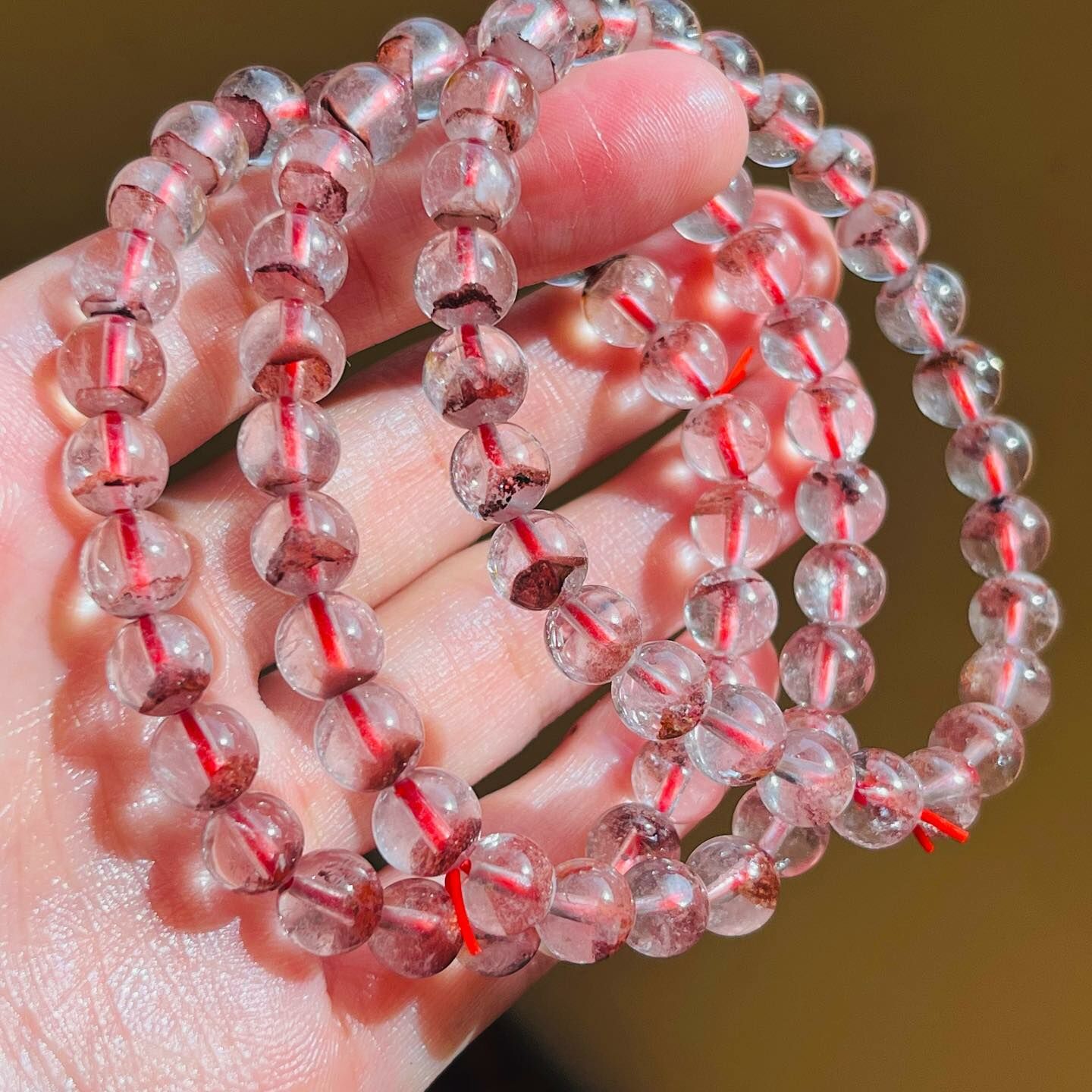 [原石] 幻影紅幽靈 水晶手串