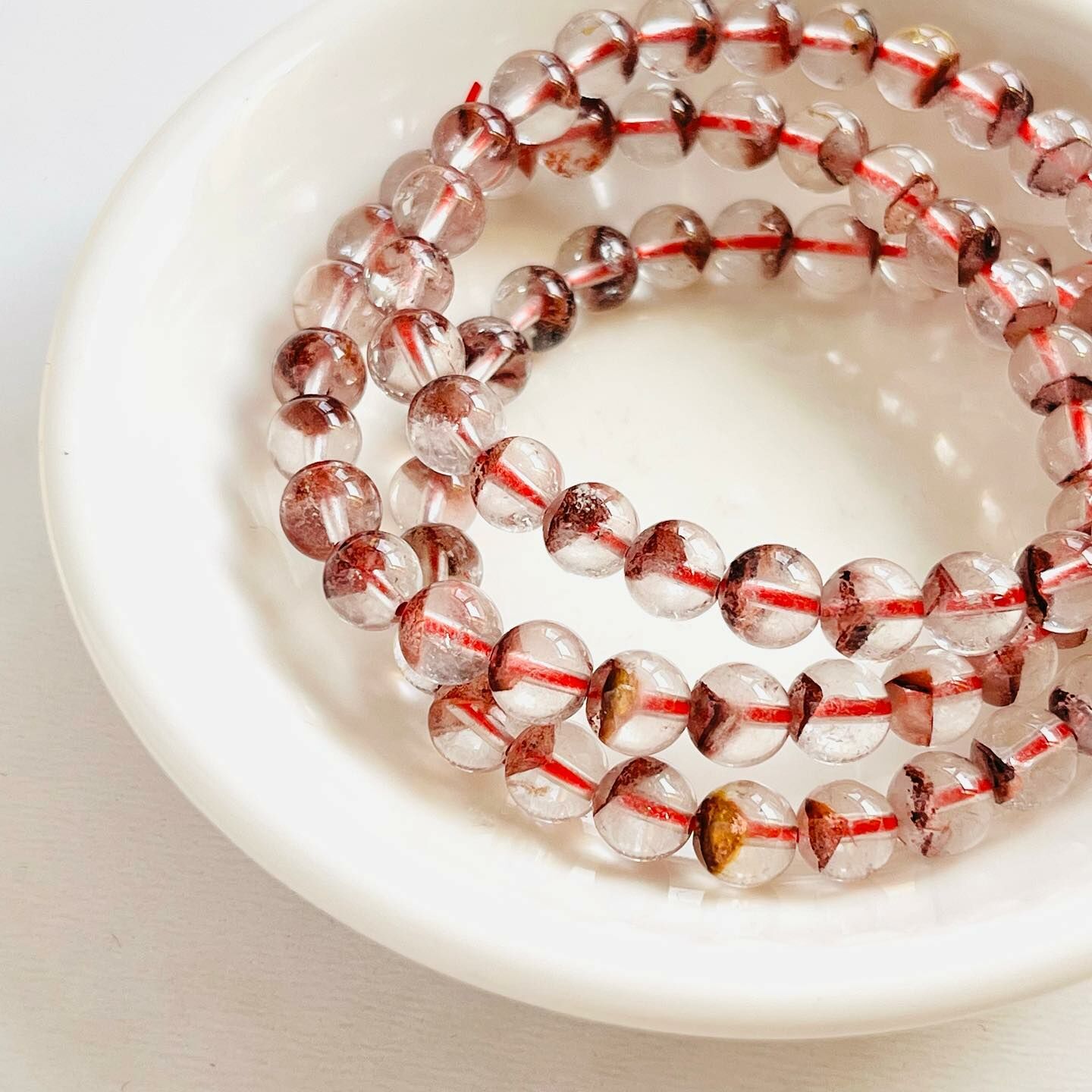 [原石] 幻影紅幽靈 水晶手串