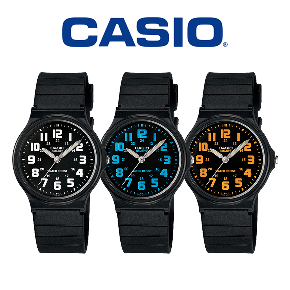 【CASIO 卡西歐 】MQ-71 指針錶 中性錶 數字迷盤 夜光錶 石英錶 卡西歐