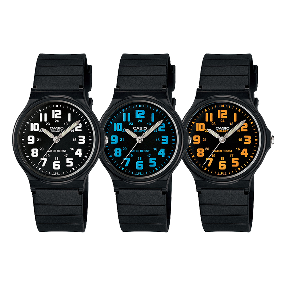 【CASIO 卡西歐 】MQ-71 指針錶 中性錶 數字迷盤 夜光錶 石英錶 卡西歐