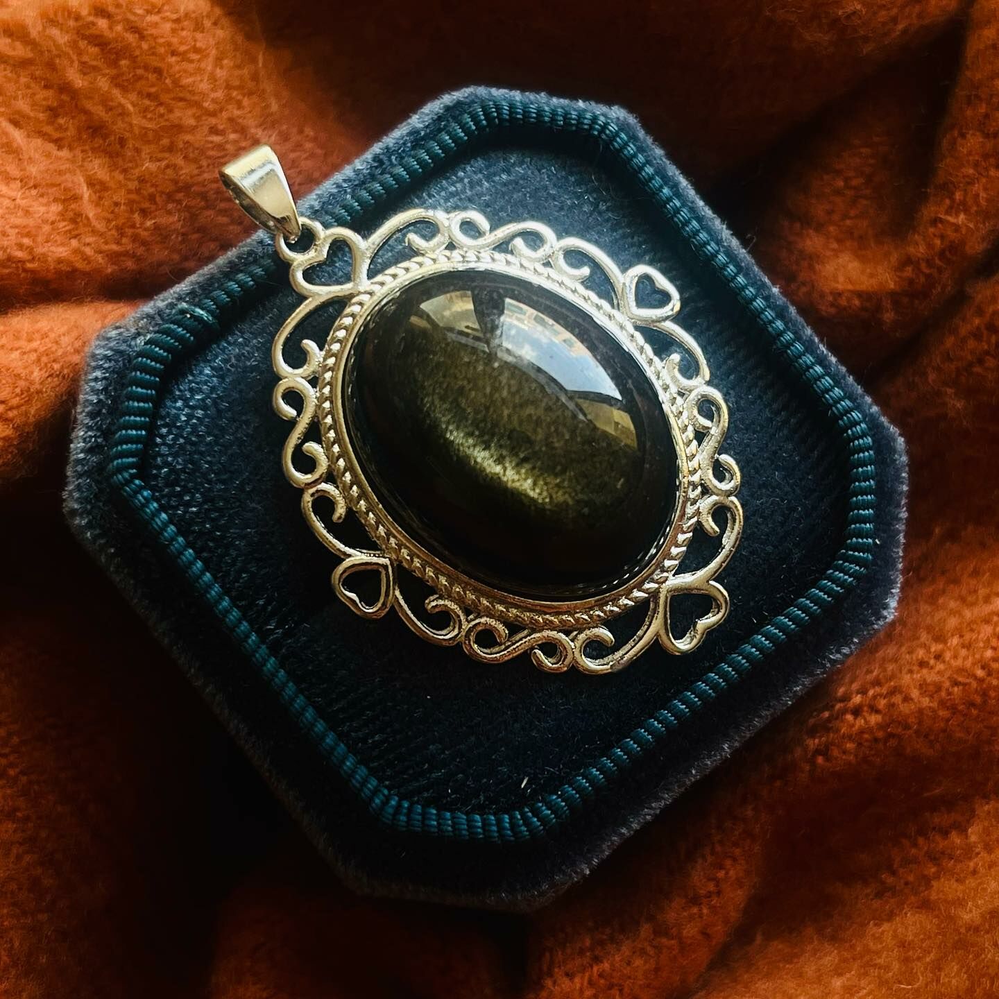 [原石] 金曜石 項鍊吊墜