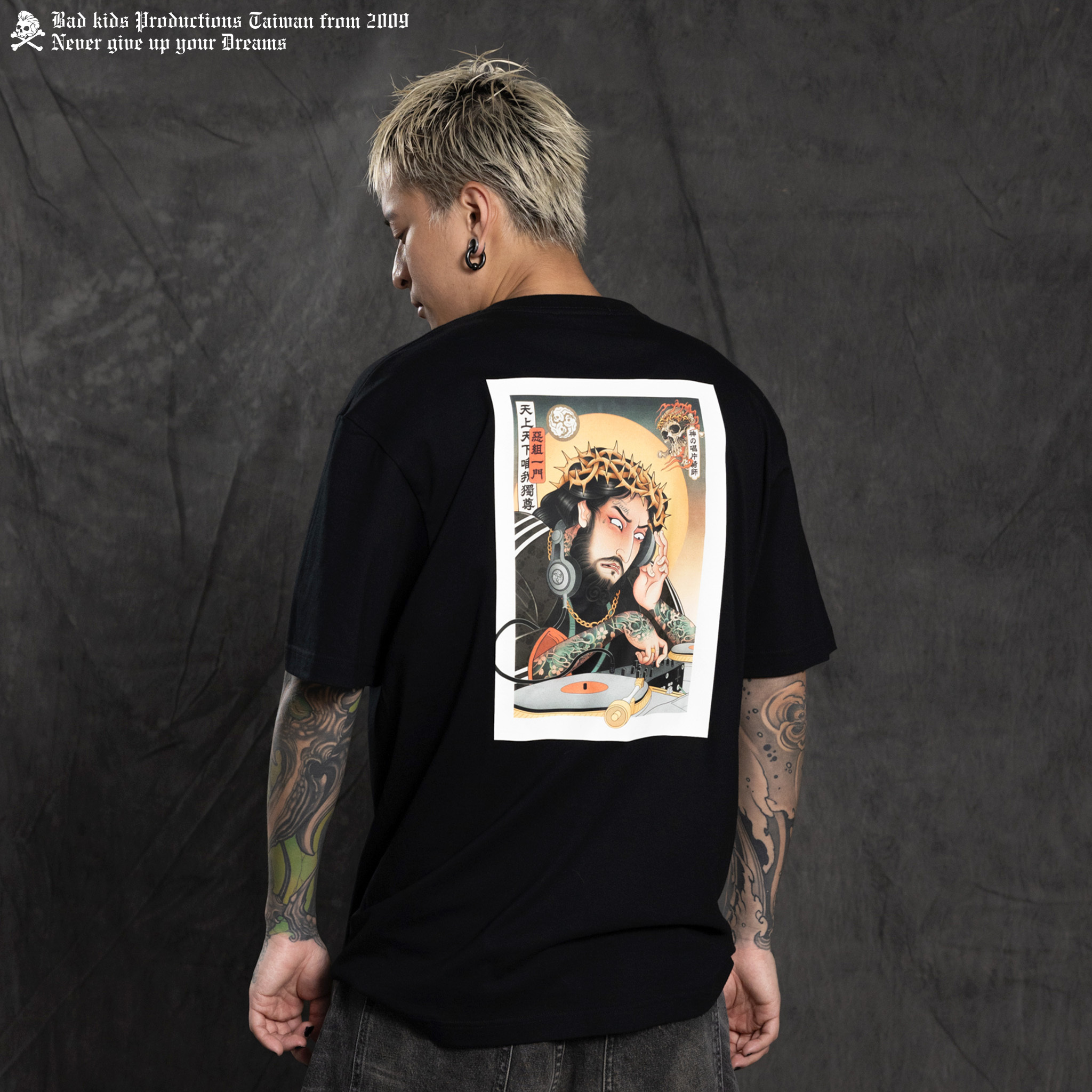 BAD KIDS 惡童 24S/S Ukiyo-e DJ Jesus Tee