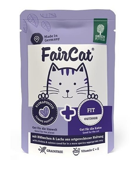 GREEN PET FOOD - FAIRCAT FIT 高能量 貓貓濕包 85G
