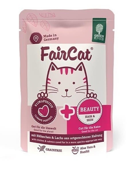 GREEN PET FOOD - FAIRCAT BEAUTY 皮膚毛髮護理 貓貓濕包 85G