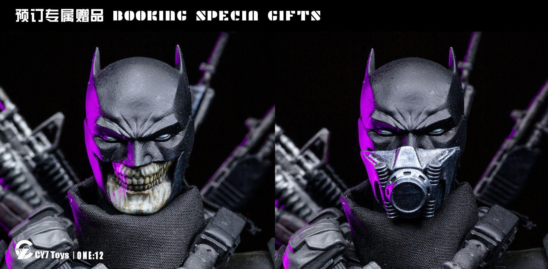 【テレビで話題】 Toys CY7 Pre-Order) 1/12 Figure Action Knight Dark 人形