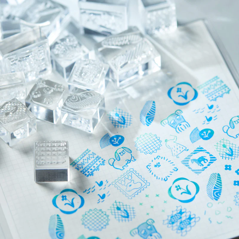 HITOTOKI 冰塊水晶印章 S尺寸 |日本KINGJIM