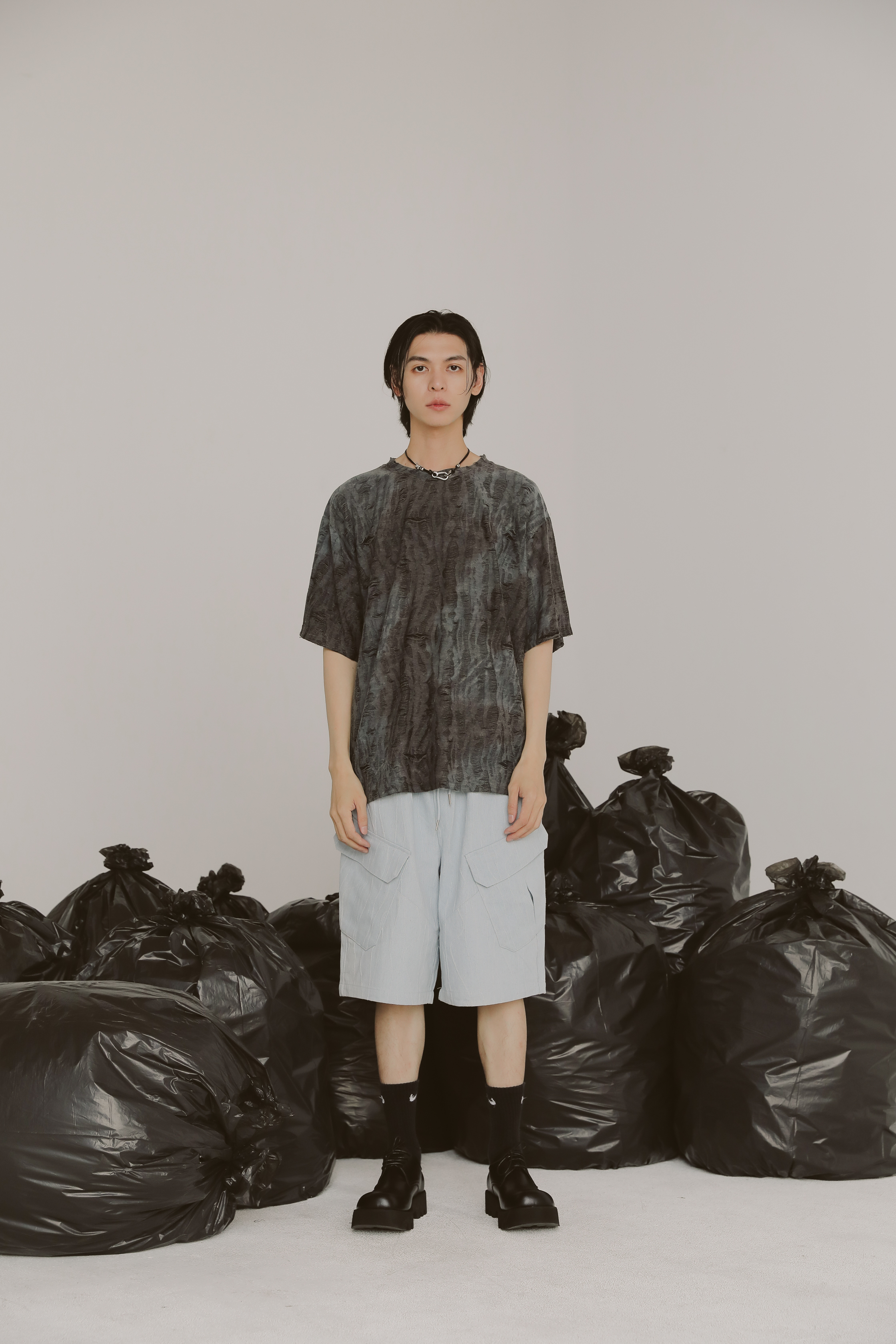 Tie-Dye Grungy Short Sleeves #短T