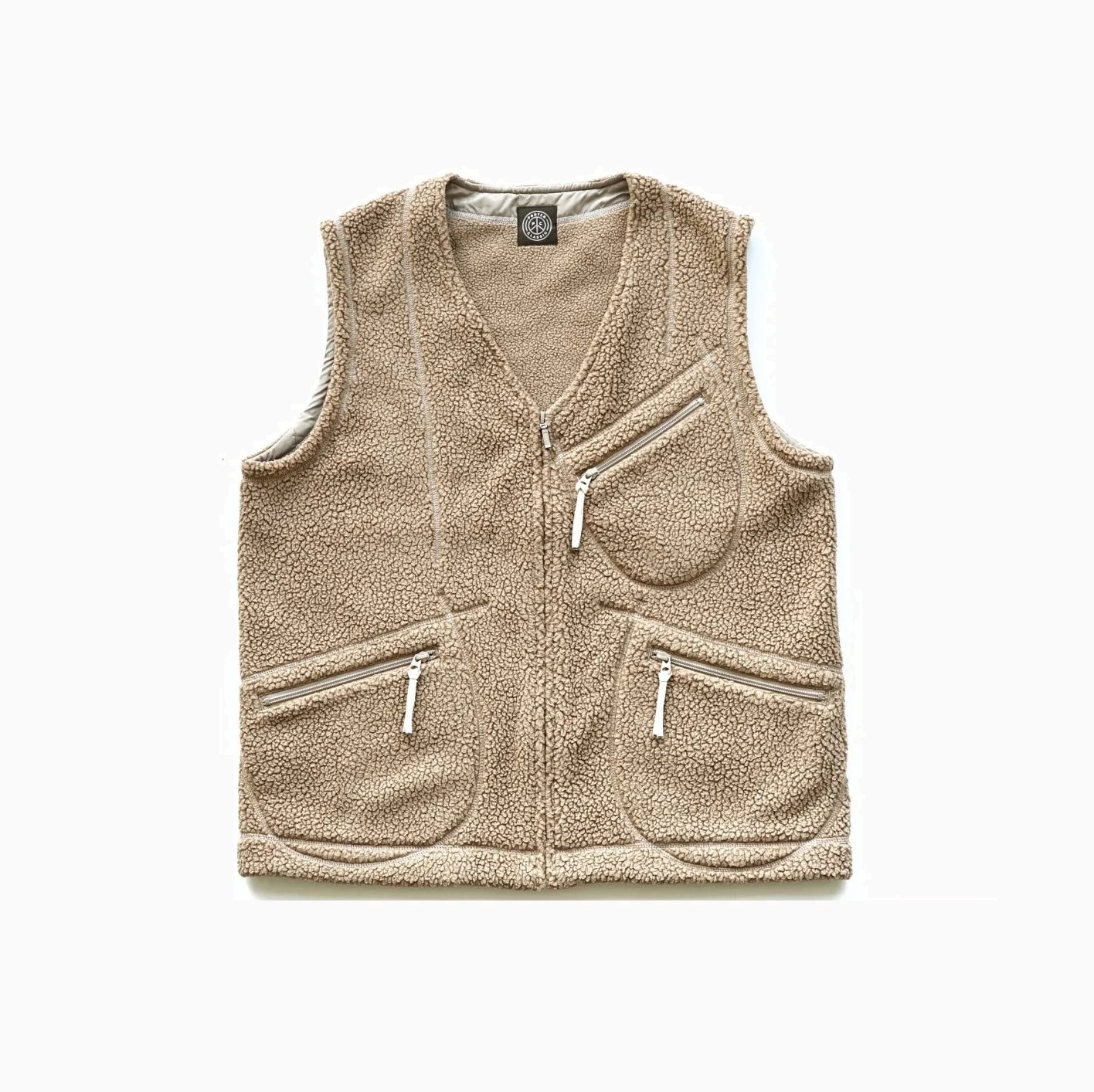 PORTER CLASSIC FLEECE ZIP VEST (POLARTEC) - CAMEL PRE ORDER ITEM (預訂中)