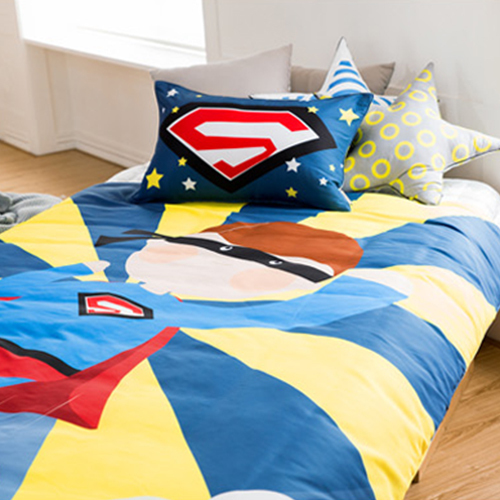 【myhouse】韓國超細纖維兩件式四季枕被組 - 我是超人I am Superman