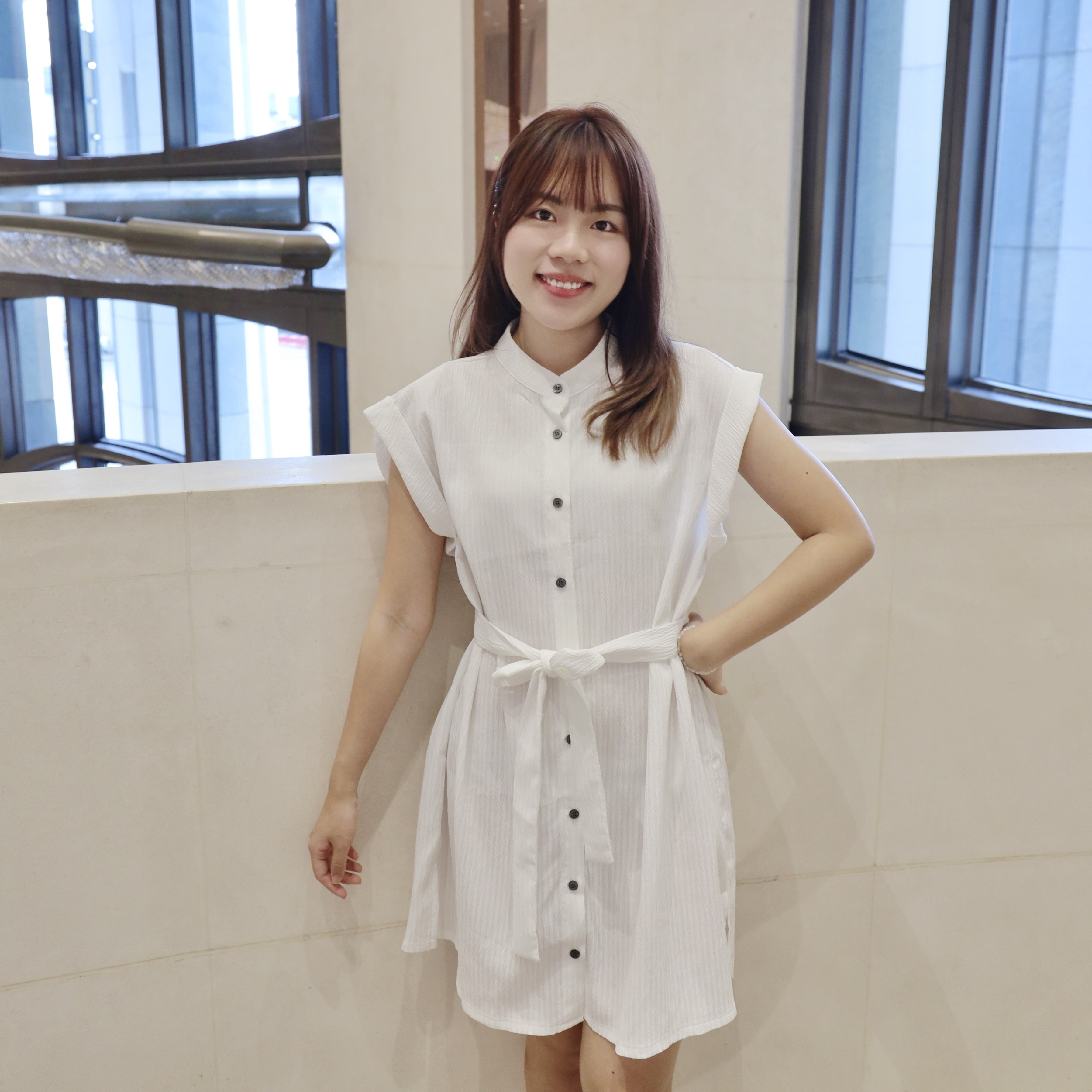 ||OPS208|| 夏日風前綁帶吊帶連身裙