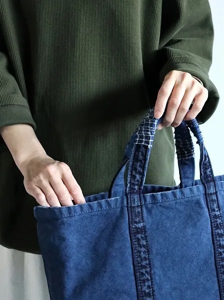 RE-STOCK: PORTER CLASSIC VINTAGE TRAVELER TOTE BAG (CANVAS) - BLUE PRE ORDER ITEM (預訂中)