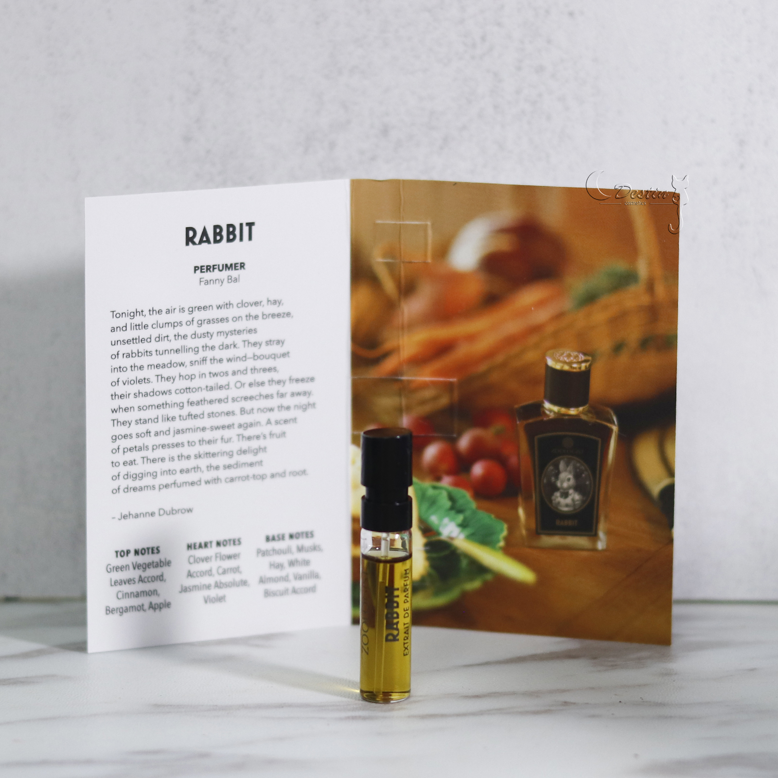 Zoologist 動物學家兔子Rabbit 中性香精1.5mL 全新試管香水可