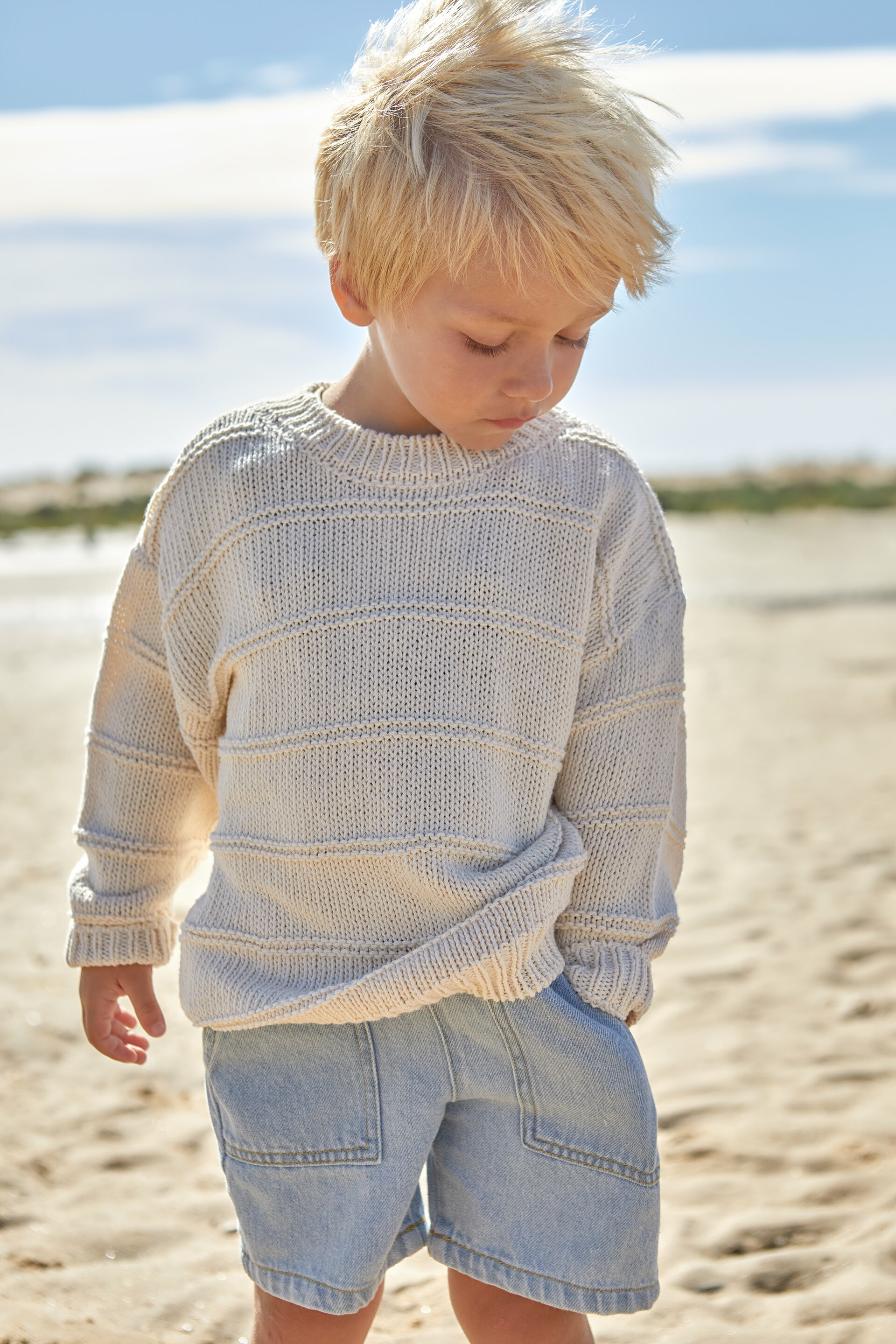 葡萄牙Play Up 再生棉丹寧短褲 (Kids) - Denim