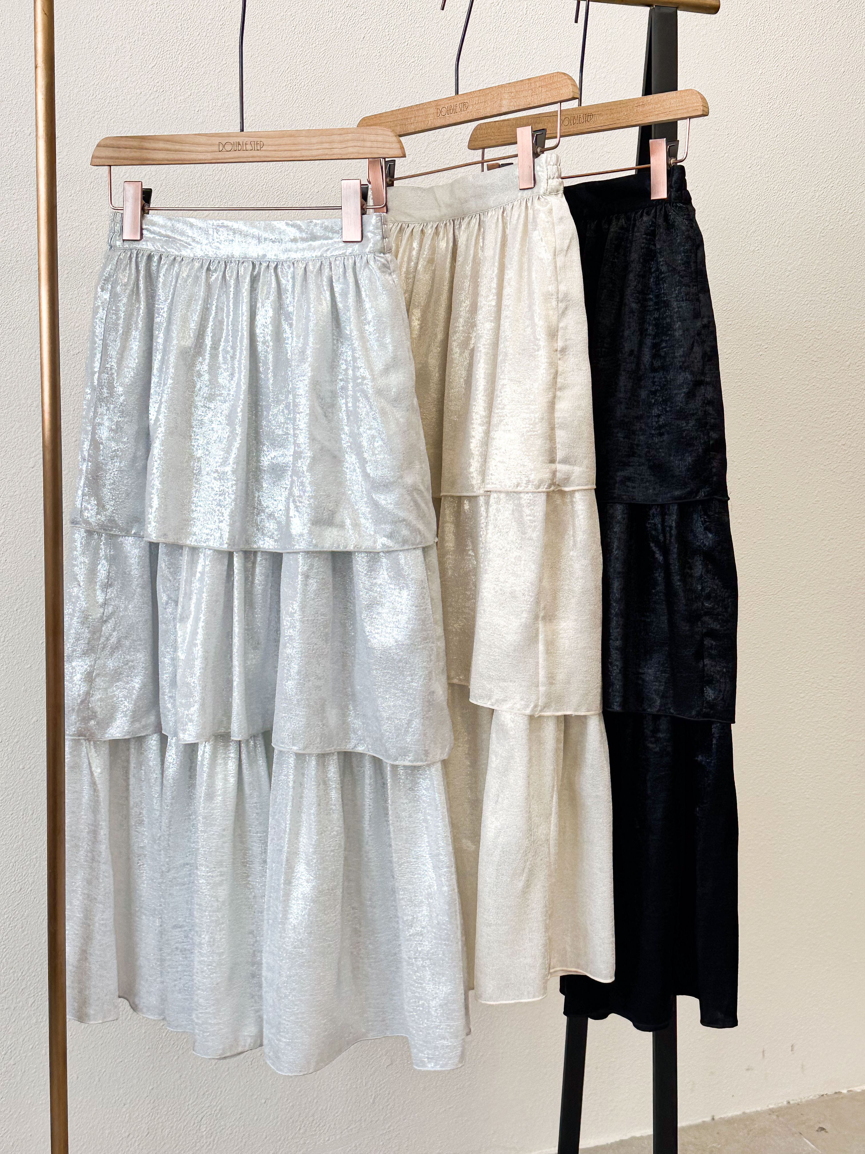 貝殼光蛋糕裙 - 10245