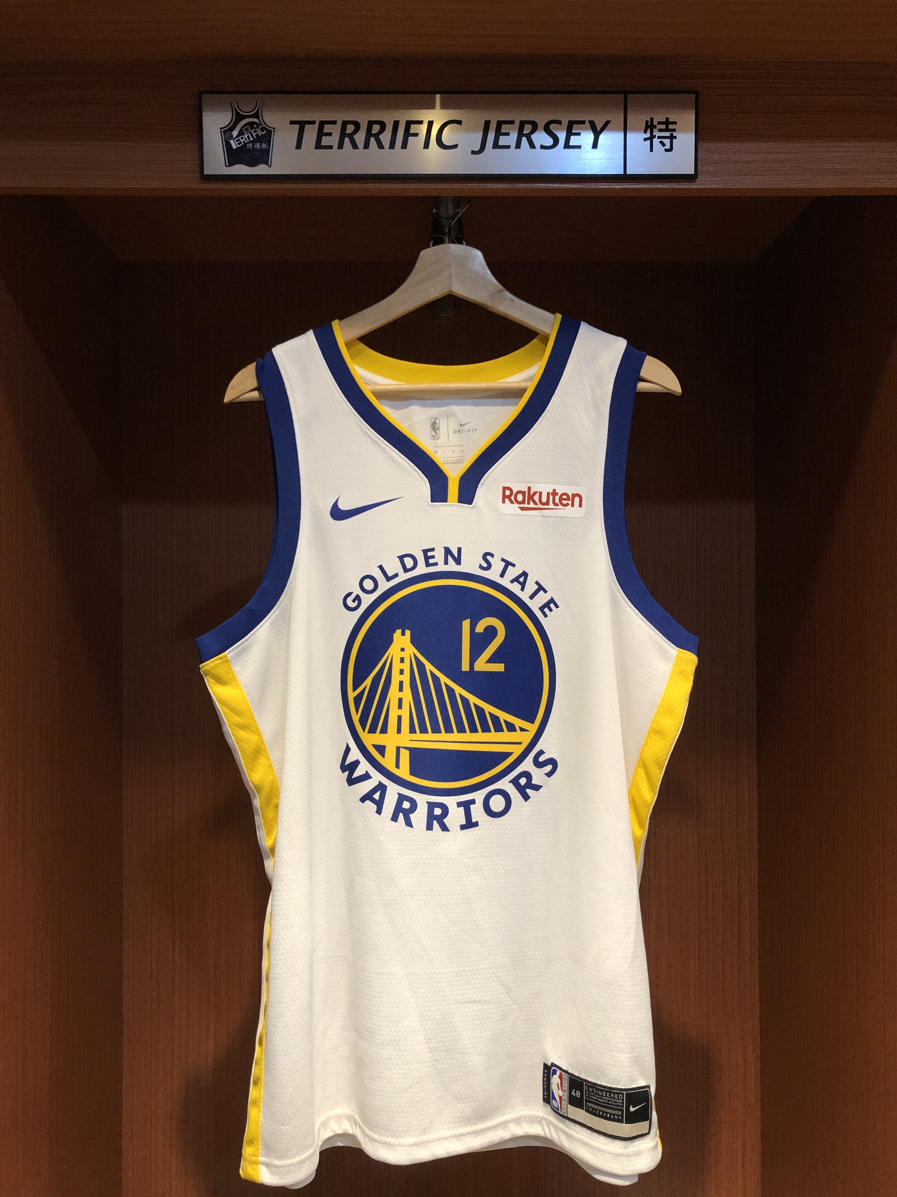 NBA球衣 Kelly Oubre jr. 金州勇士白 Association Nike Swingman 球迷版 熱轉印 含贊助商標 全新