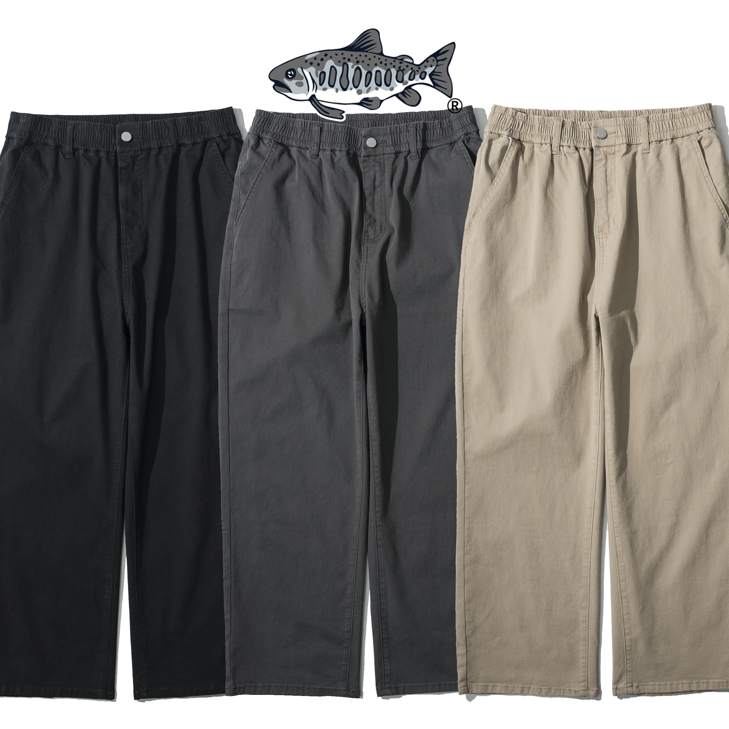 AGILITY Washed Twill Easy Pants 輕水洗 斜紋布 直筒長褲 [O-P75]