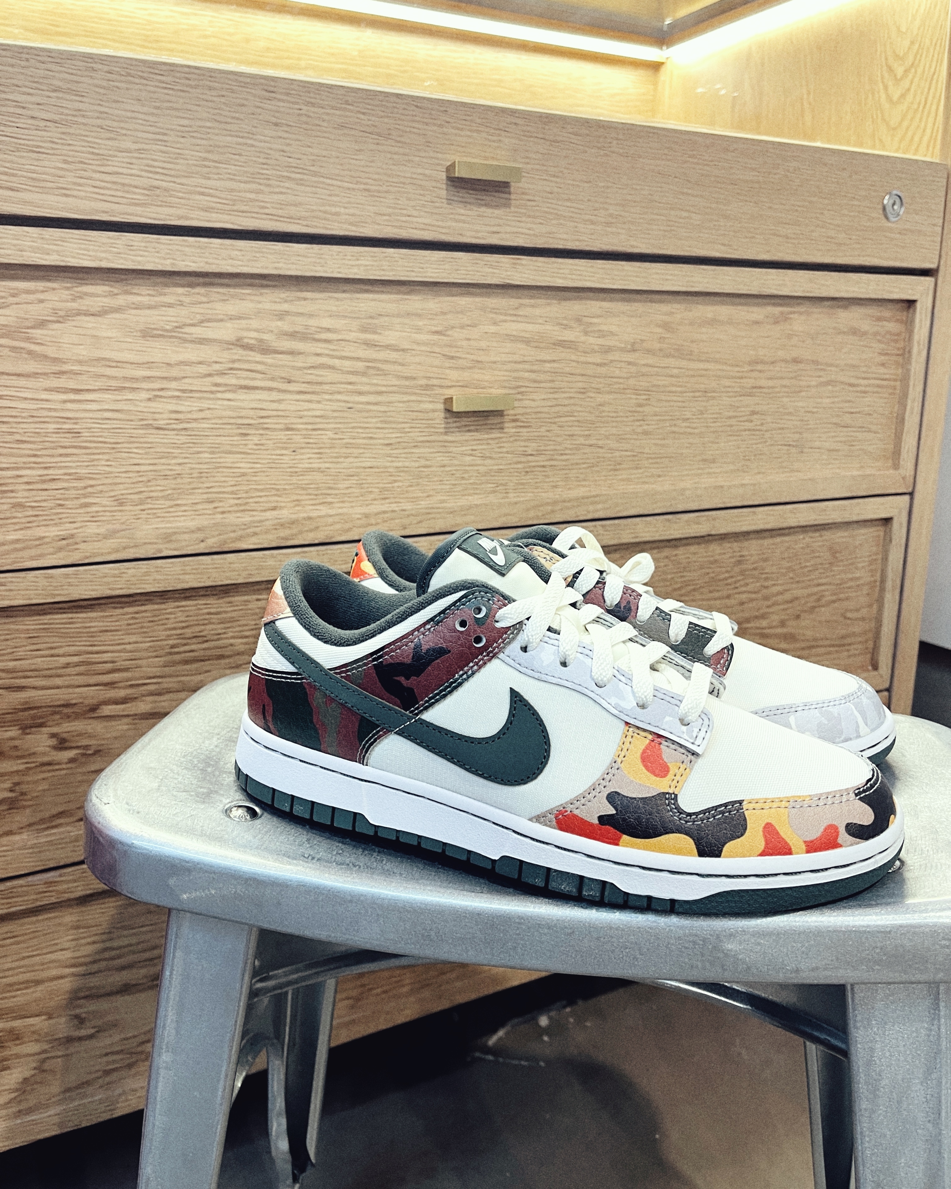 Nike Dunk Low SE Sail Multi-Camo