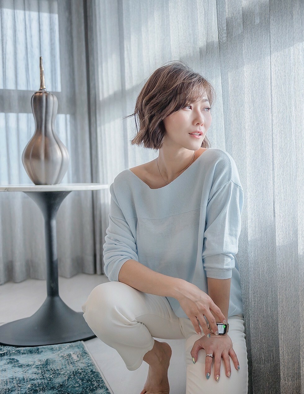 亞麻棉質針織薄上衣