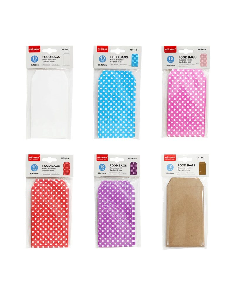 Motarro 8*13cm 食物紙袋 10個