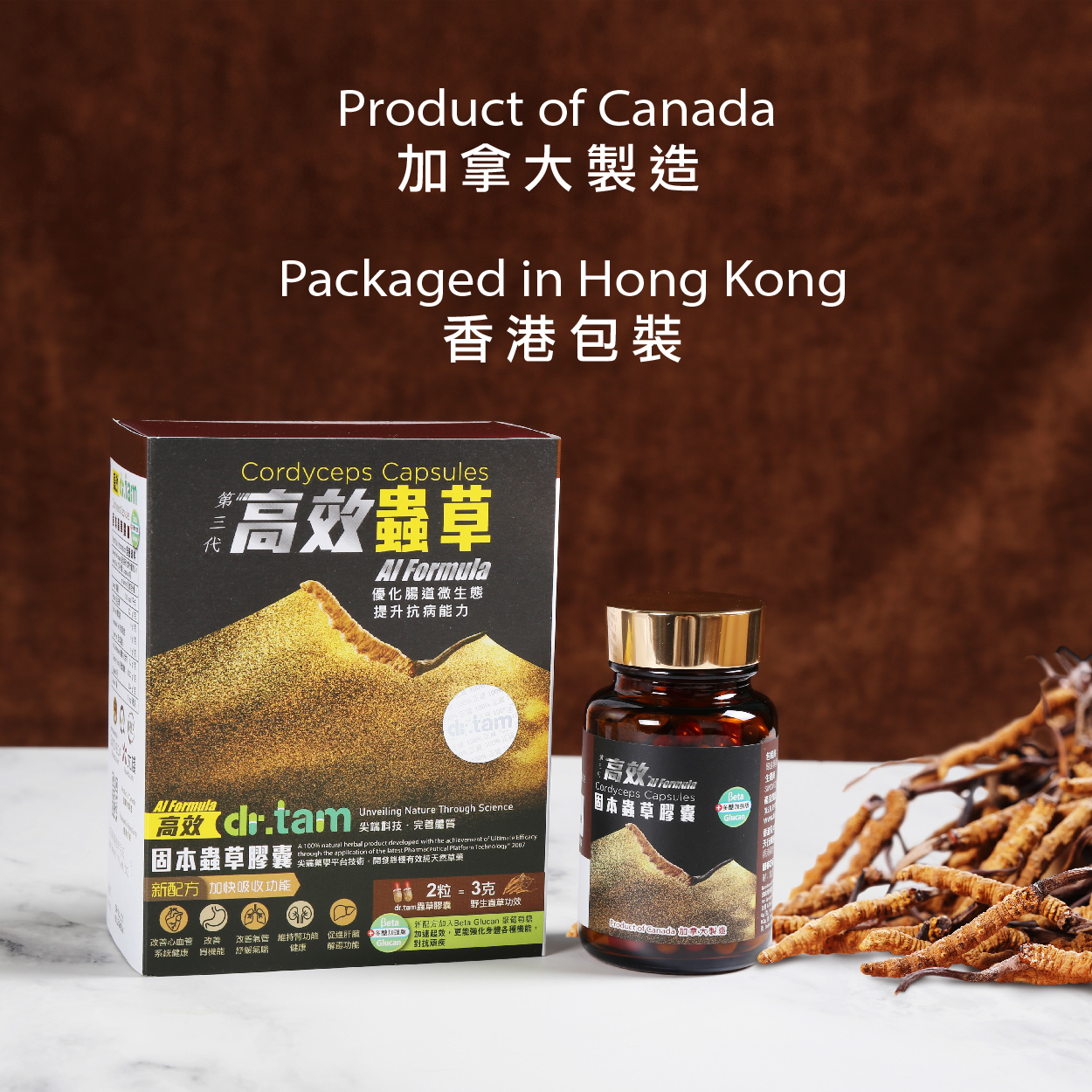 dr. Tam AI高效 固本蟲草 (90粒裝)