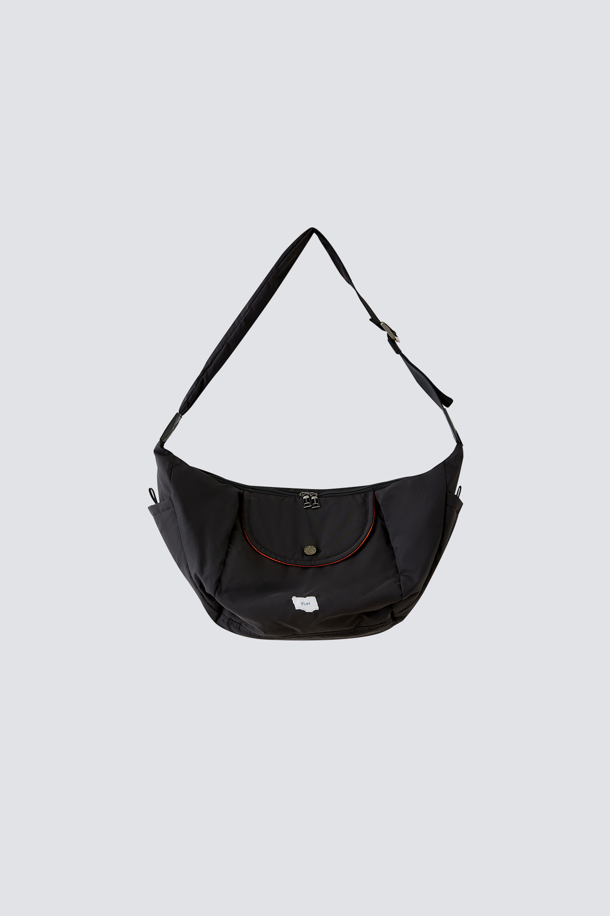 Quilted Croissant Shoulder Bag｜Black｜Hong Kong Original Design