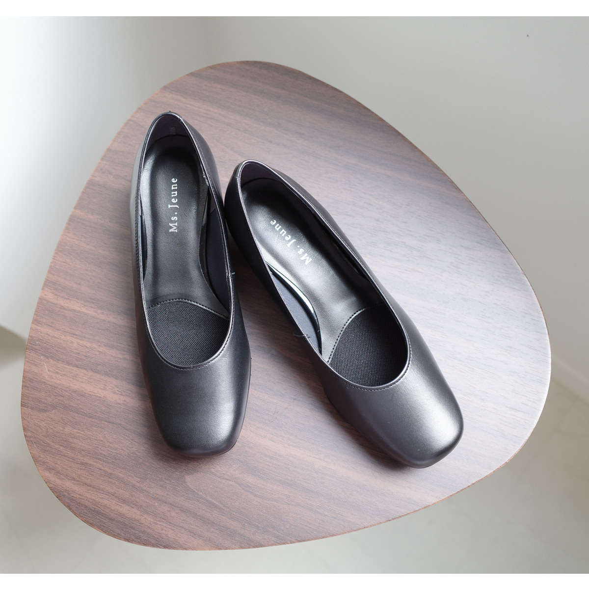 Ms. Jeune 日本真皮 3E寬 女用面試好感高跟鞋
