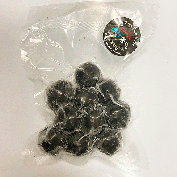 墨汁魚丸