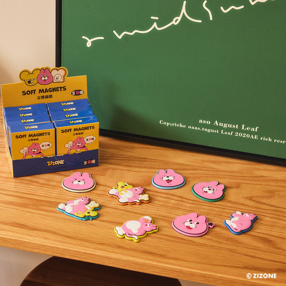 ZIZONE立體磁鐵 [8入/中盒]
