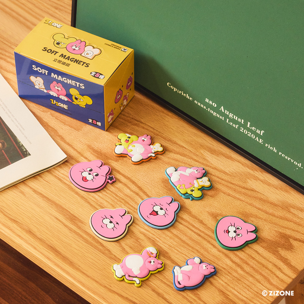 ZIZONE立體磁鐵 [8入/中盒]