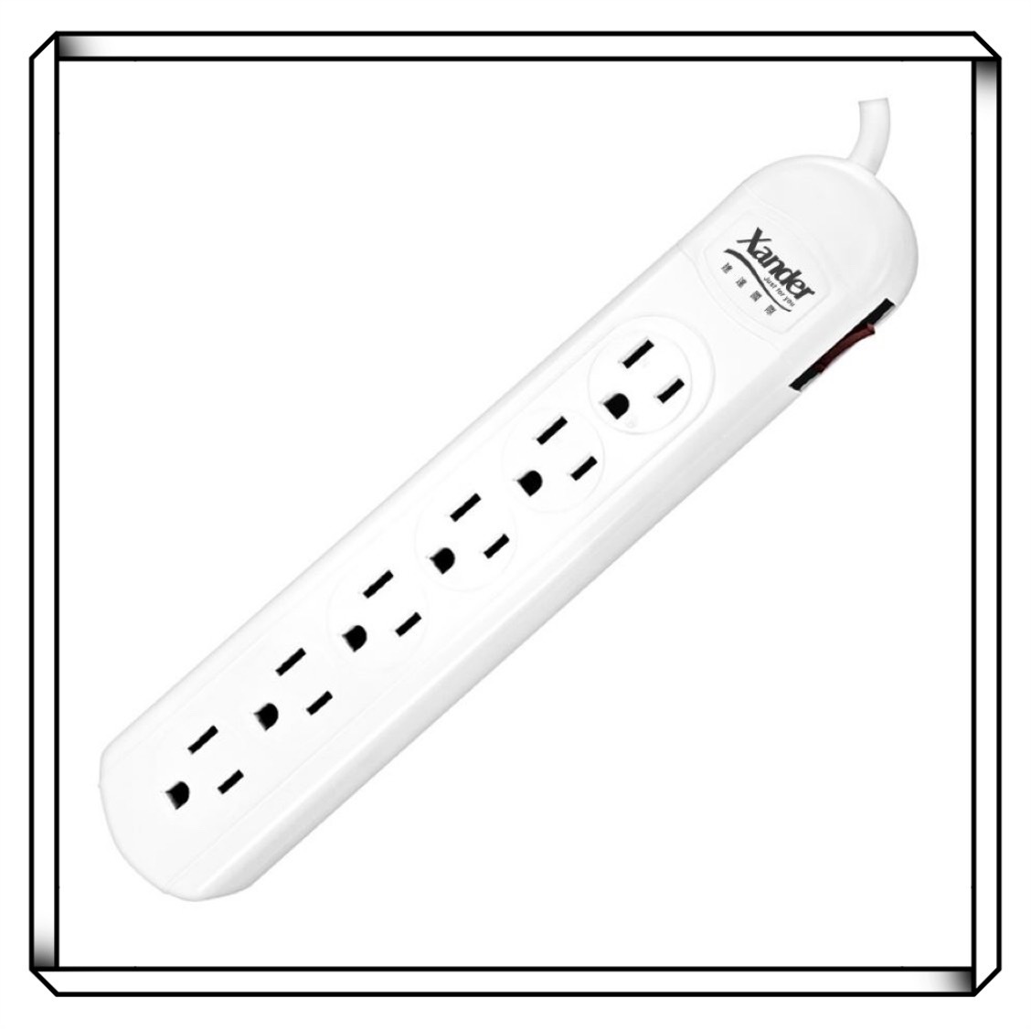 YUNSHENG 1 開 6 插安全延長線 1.8米