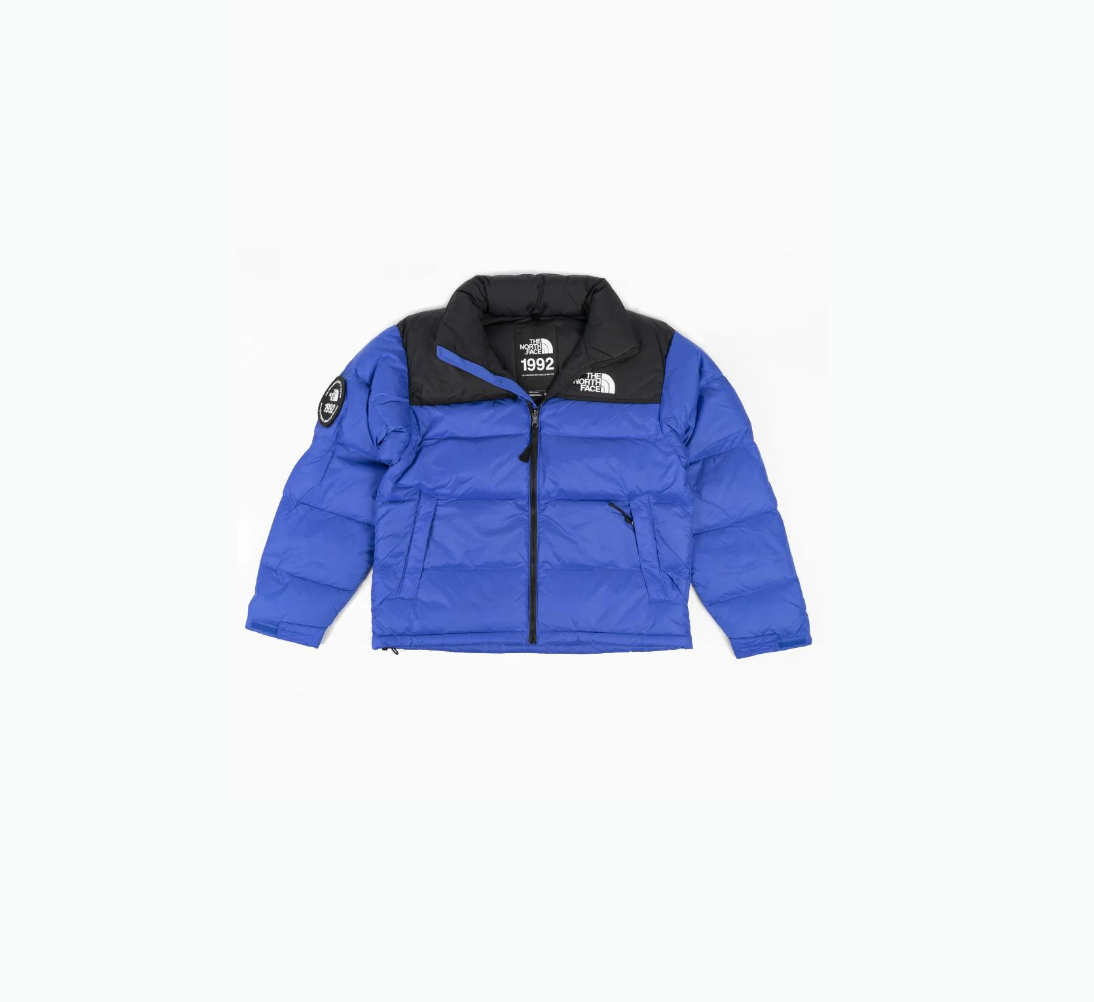 THE NORTH FACE M 1992 RETRO ANNIVERSARY NUPTSE JACKET男 羽絨外套 藍黑-NF0A7WWB-CZ6