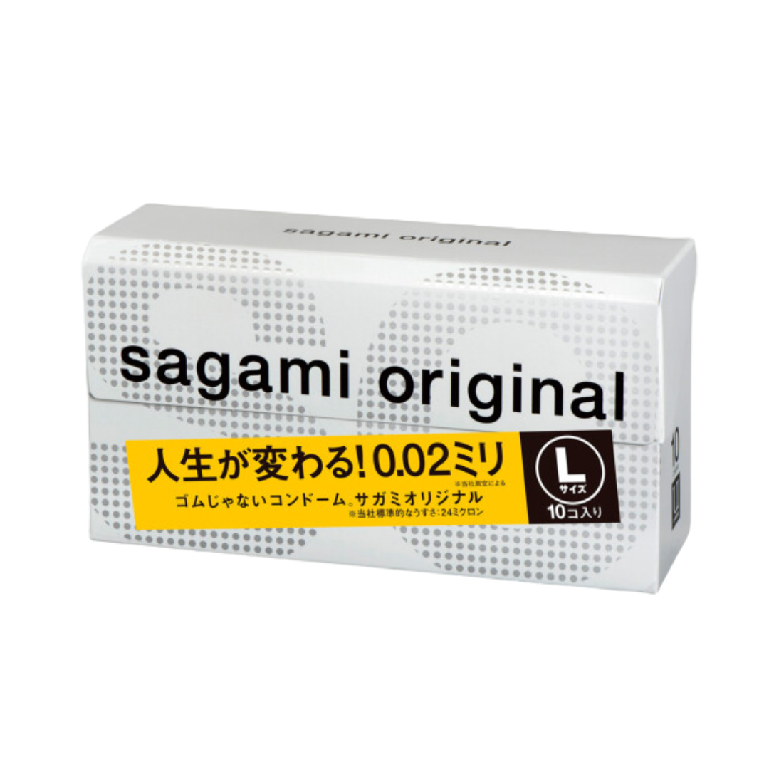 日本相模Sagami 0.02 大碼PU安全套（10片裝）（日版）
