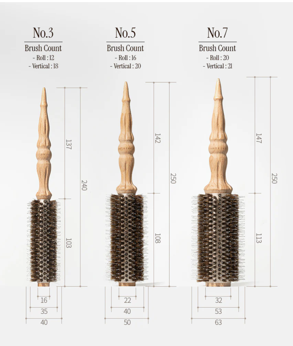 CURLY SHYLL Round Hair Brush