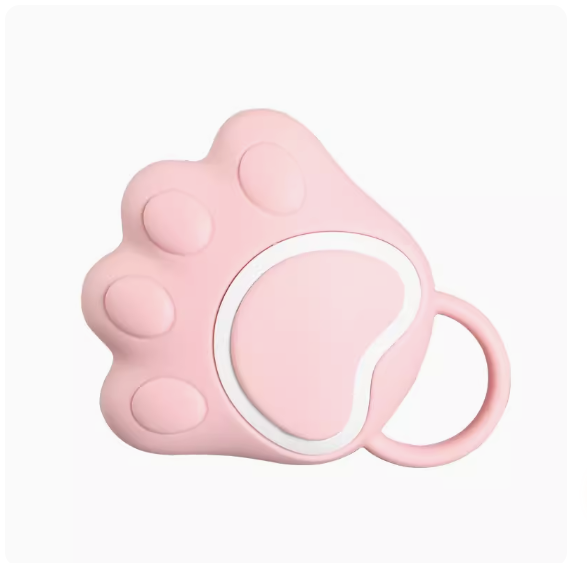 Hotly recommended children's special hair shampoo and massage comb (pink)