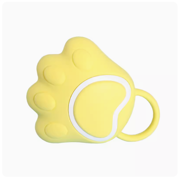 Hotly recommended children's special hair shampoo and massage comb (yellow)