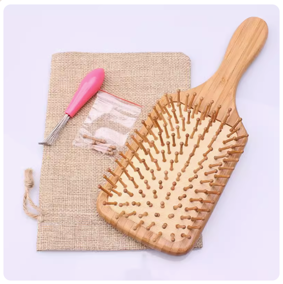 Hot-recommended Nanzhu Airbag Massage Comb (square large [delivery bag + cleaning claw + spare teeth])