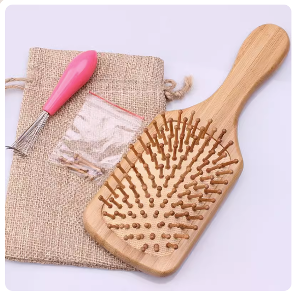 Hot-recommended Nanzhu Airbag Massage Comb (square small [delivery bag + cleaning claw + spare teeth])