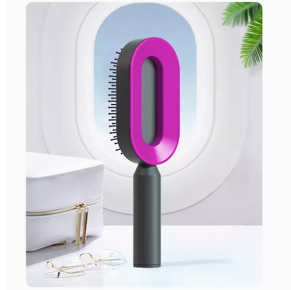 Hot recommended home airbag massage comb (purple)