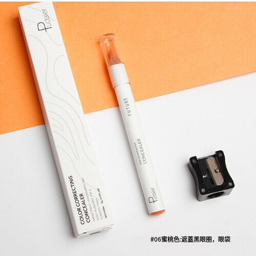 Popular brightening and correcting face and lip concealer pen (06# peach color)