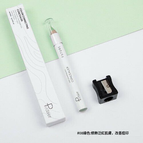 Popular brightening and correcting face and lip concealer pen (08# green)