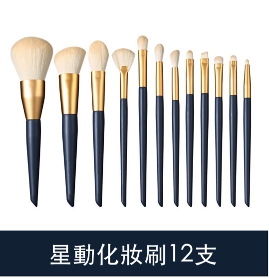 熱推軟毛化妝套刷(12f支)