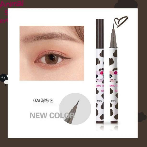 Popular long-lasting waterproof and sweat-resistant eyeliner (02# dark brown)