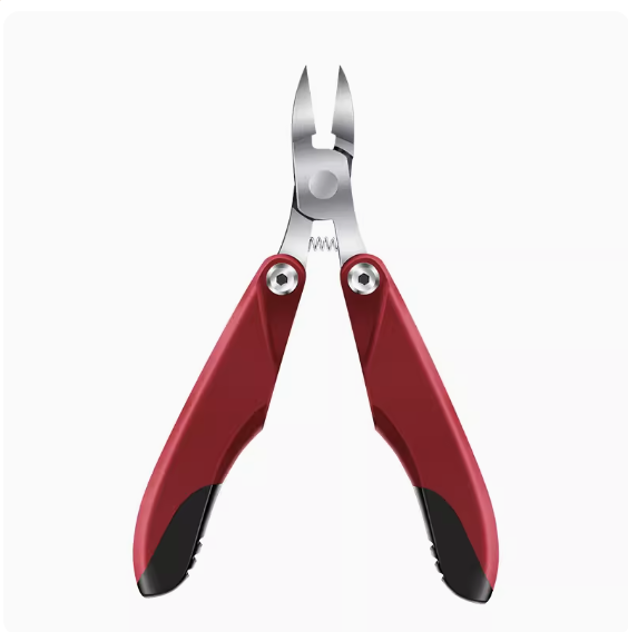 Popular manicure scissors tool (folding pliers red)