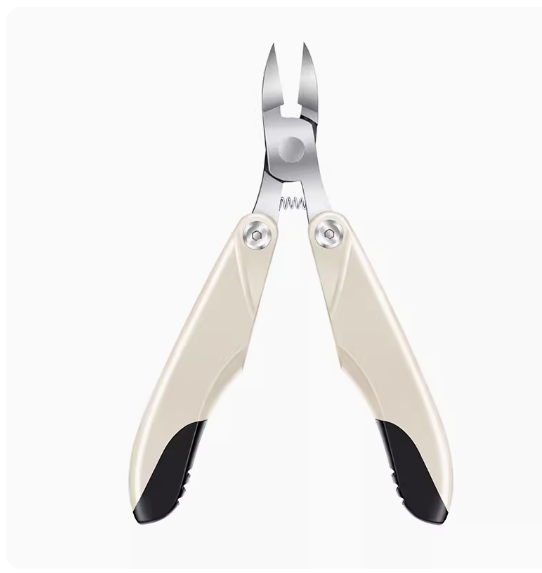 Popular manicure scissors tool (white folding pliers)