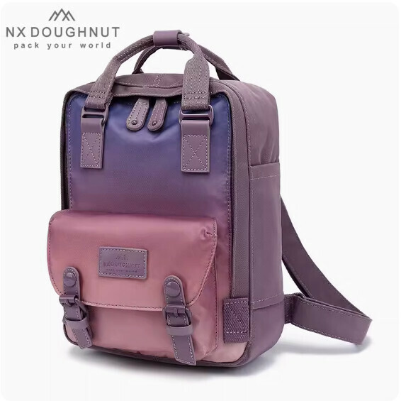Popular Casual Fashion Donut Mini Backpack Elementary School Bag [Sunset (Small Size)]