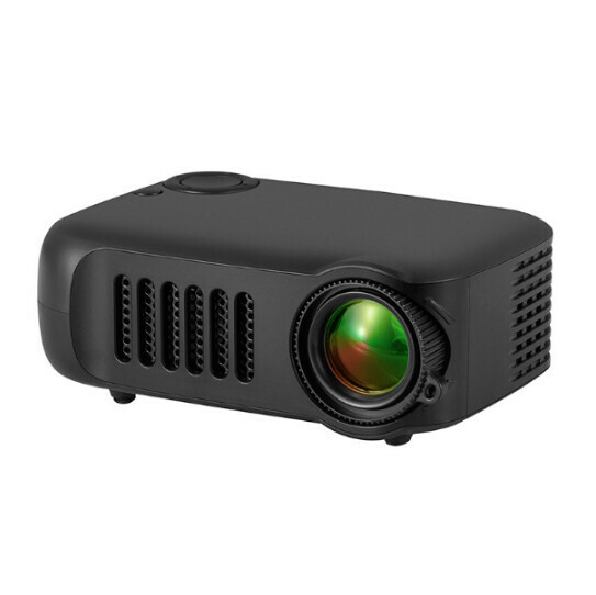 LED Micro Home Portable Smart Mini Projector (A2000 Black (Can't Connect to Mobile Phone))