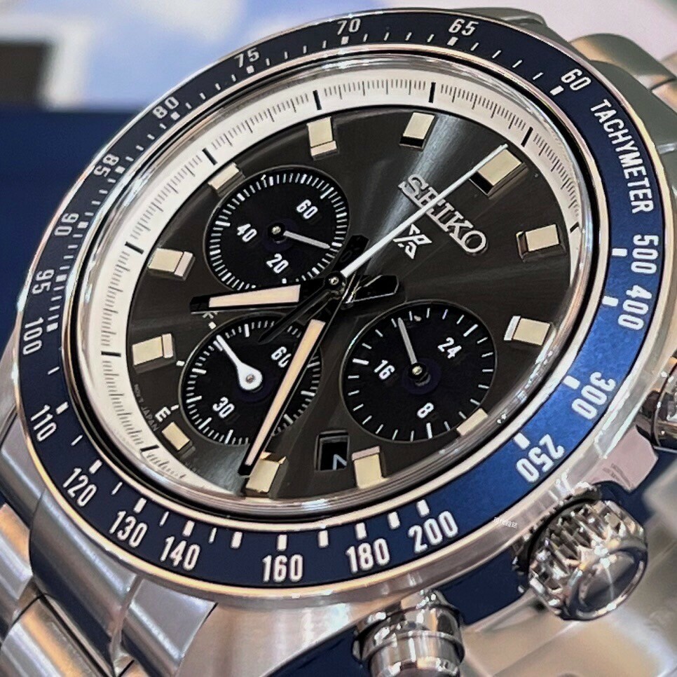 【SEIKO 精工】PROSPEX SpeedTimer太陽能計時腕錶V192-0AH0Z 41.4mm 現代鐘錶