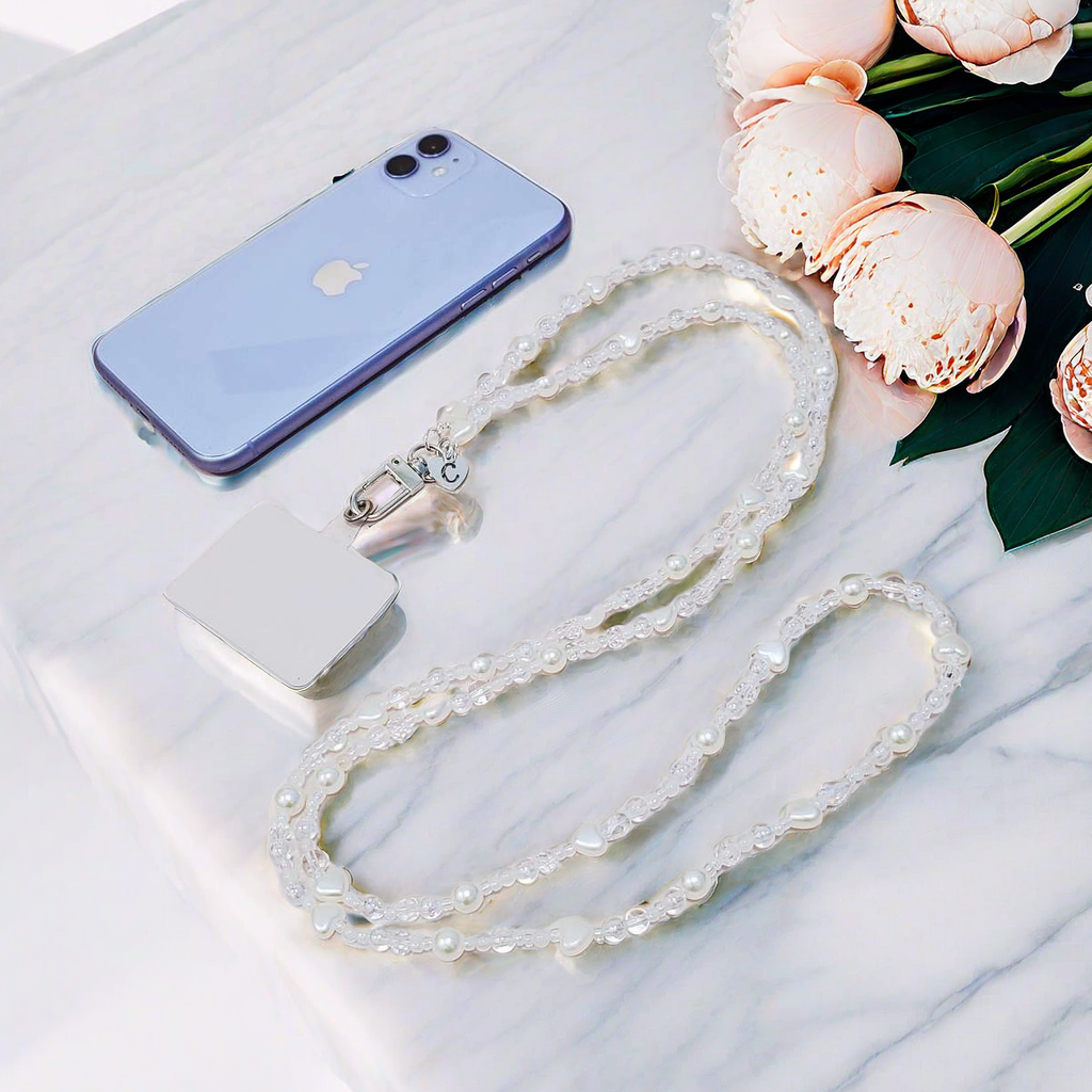 字母串飾手機掛鏈