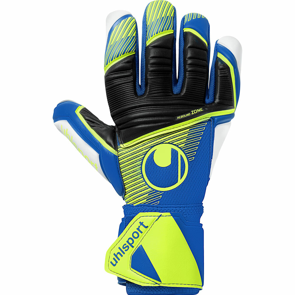 UHLSPORT ABSOLUTGRIP HN PRO JUNIOR 童裝 藍黑色 龍門手套 (次級之選)