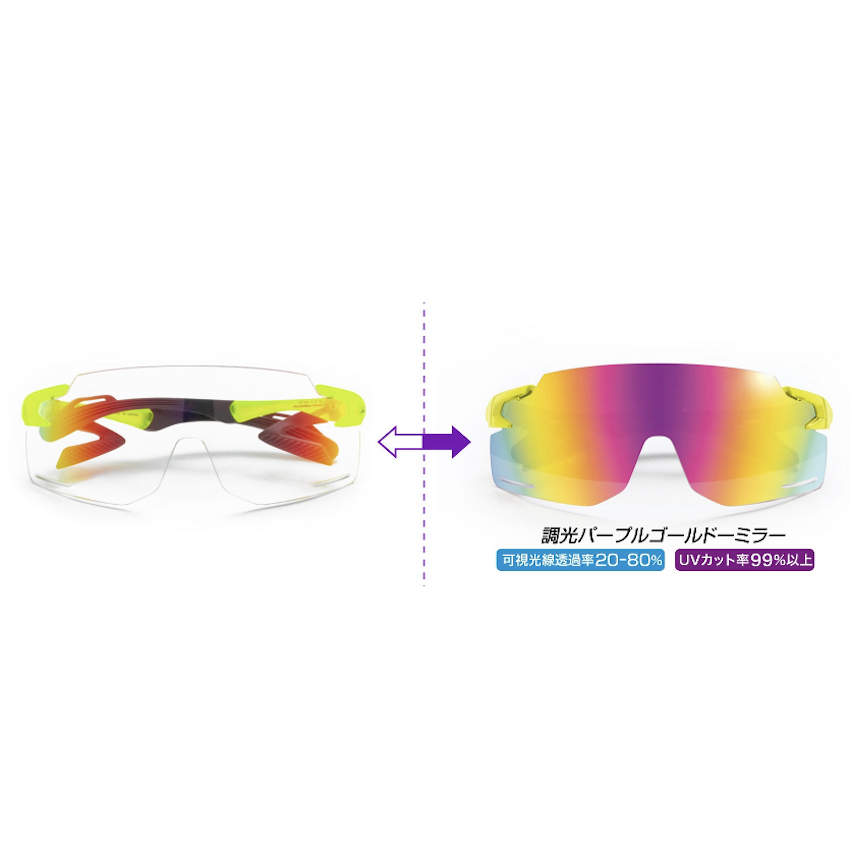 日本製 AirFly AF-301 C-31 BK 運動太陽眼鏡備用鏡片 - Gold